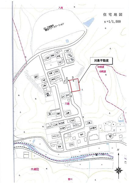 木瀬住宅地図
