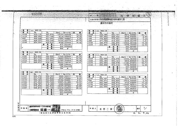 木瀬地積測量表３枚_ページ_2