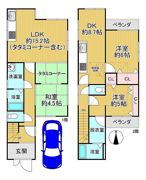 間取りを拡大表示