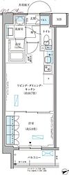 パークアクシス文京本郷 1LDKの間取図画像
