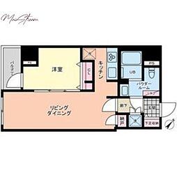 リビオメゾン東日本橋 1LDKの間取図画像