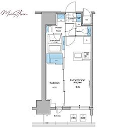 ルフォンプログレ秋葉原マークス 1LDKの間取図画像