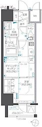 ZOOM本郷 1DKの間取図画像