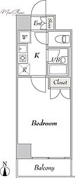 フォレシティ秋葉原 1Kの間取図画像