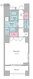レジディア日本橋馬喰町 1Kの間取図画像