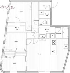 EDIT文京千石II 3LDKの間取図画像
