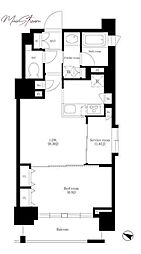 Urbanex神保町 1SLDKの間取図画像