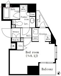 Urbanex神保町 1Kの間取図画像