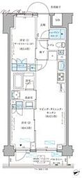 パークアクシス文京本郷 2LDKの間取図画像