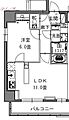 S-RESIDENCE新御徒町West5階17.6万円