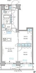 パークアクシス文京本郷 2LDKの間取図画像