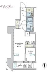 Ｂｒｉｌｌｉａ　ｉｓｔ　浅草 12階1LDKの間取り