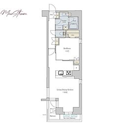 Ｂｒｉｌｌｉａ　ｉｓｔ　文京六義園 2階1LDKの間取り