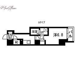 ＴＲＡＤＩＳ秋葉原 9階1Kの間取り