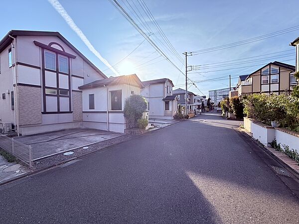 近隣は平坦なので、自転車やベビーカーでのお出かけも