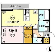 香川県高松市三名町483番の一部他（賃貸アパート1LDK・2階・42.79㎡） その2