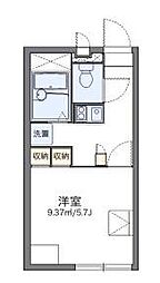 レオパレスエスポワール 1Kの間取図画像