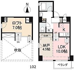 JR高徳線 栗林公園北口駅 徒歩8分の賃貸マンション 1階1SLDKの間取り