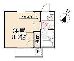 JR高徳線 栗林公園北口駅 徒歩1分の賃貸マンション 3階1Kの間取り