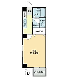 香川県高松市木太町5085-7の賃貸アパート 1階1Kの間取り