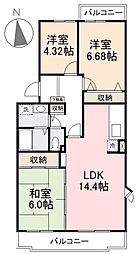 間取図画像 3LDK