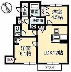 物件の間取り