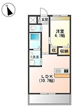 香川県高松市勅使町592-1（賃貸マンション1LDK・2階・38.25㎡） その2