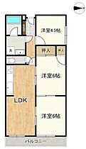 香川県高松市牟礼町牟礼2377-1（賃貸マンション3LDK・2階・63.39㎡） その2