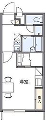 レオパレスメゾン・ド・ボヌール 1Kの間取図画像