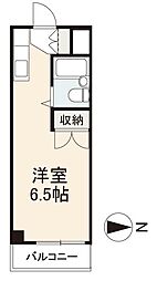 ルネ宮脇 ワンルームの間取図画像