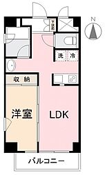 コリドールサン 3階1LDKの間取り