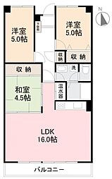 アイランドガーデン多田 3LDKの間取図画像