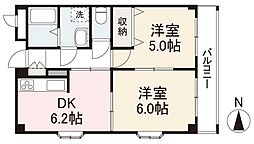 間取図画像 2DK