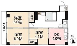正英社ビル 2階3DKの間取り