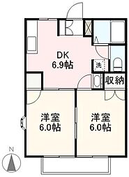 間取図画像 2DK