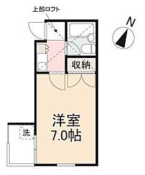 メゾン.ド.パリス 1Kの間取図画像