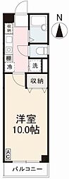 Ｃ・アルド 4階1Kの間取り