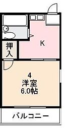 間取図画像 1K