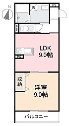 Ｌａ　Ｏｇｉｍａｃｈｉ 3階1LDKの間取り