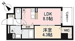 Ｍａｙｆａｉｒ観光町Ｐｒｅｍｉｕｍ 3階1LDKの間取り