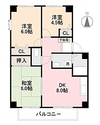 フォブール99 3DKの間取図画像