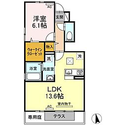 間取図画像 1LDK