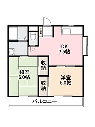 間取図画像 2DK