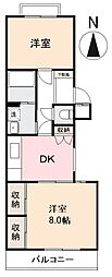 間取図画像 2DK