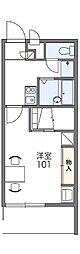 レオパレススカイ 1Kの間取図画像