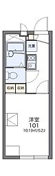 レオパレスサンポート 1Kの間取図画像
