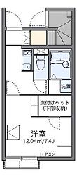 レオネクストエクレール・エヌ 1Kの間取図画像