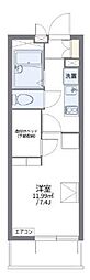 レオパレスフォンテーヌ高松 1Kの間取図画像