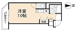グリンピア番町 ワンルームの間取図画像