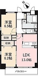 SKALFORSTE 2LDKの間取図画像